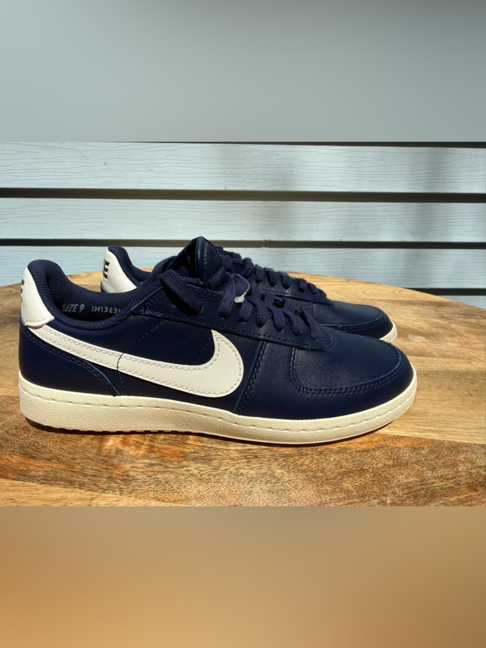 New Nike Field General Leather Shoes - Midnight Navy (IH1343-400)